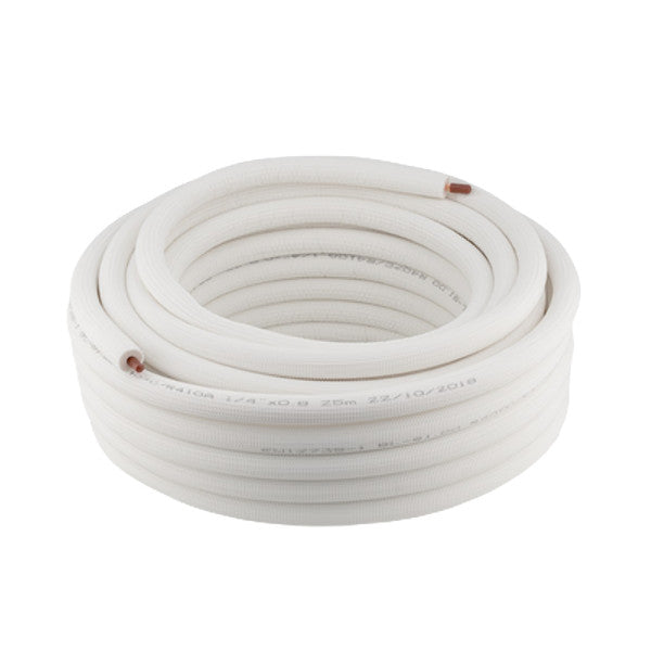 Install klíma rézcső szigetelt 12mm lágy, 9mm szigetelés (12x1,0x9) (25fm/tekercs)