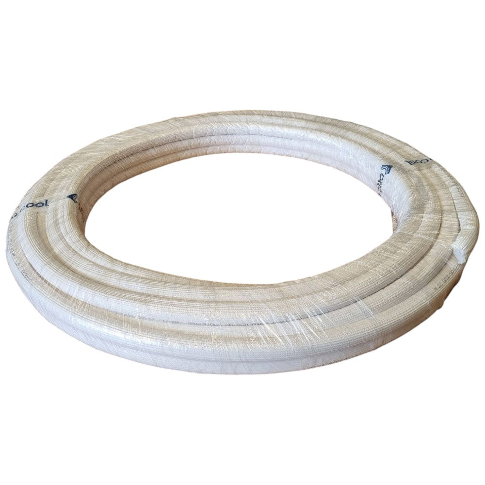 Install klíma rézcső szigetelt 10mm lágy, 6mm UV álló szigetelés (3/8x1,0x6) (25fm/tekercs) Ottocool (IN-KL-OT3/8X16)