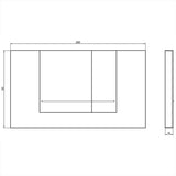 Alföldi EasyMont WC nyomólap matt króm-1