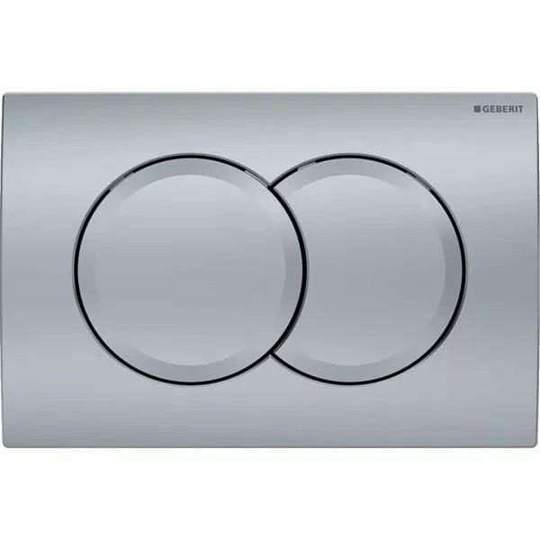 Geberit Delta01 nyomólap matt króm 2 mennyiséges, új dizájn, Delta20 helyett-0