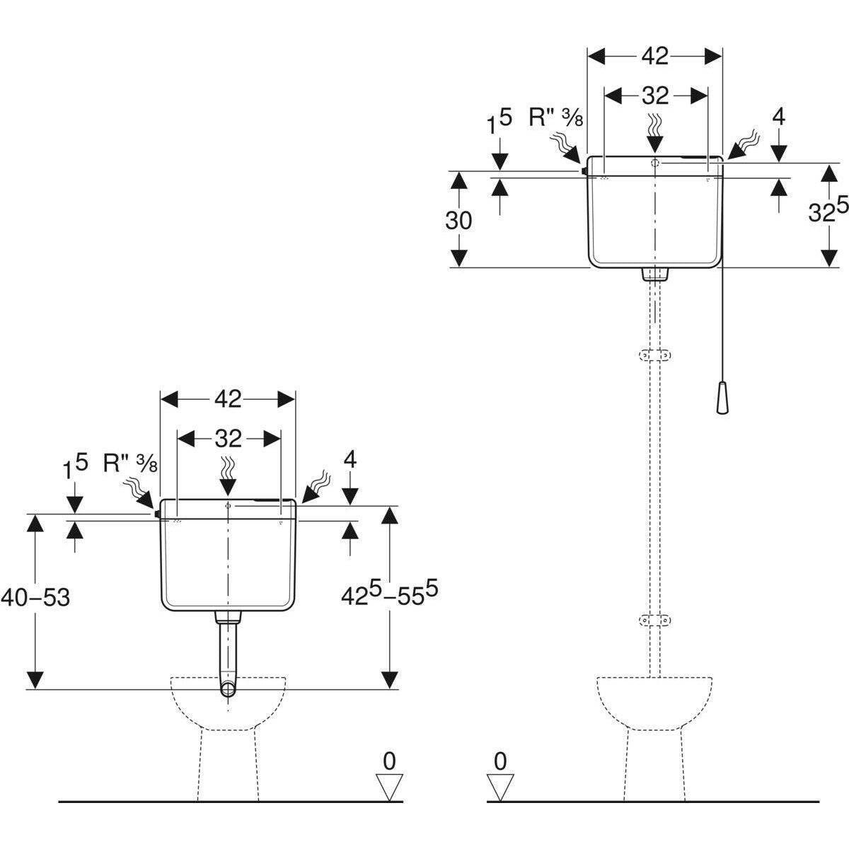 Geberit AP 112 WC-tartály fehér (136.231.11.1)-1