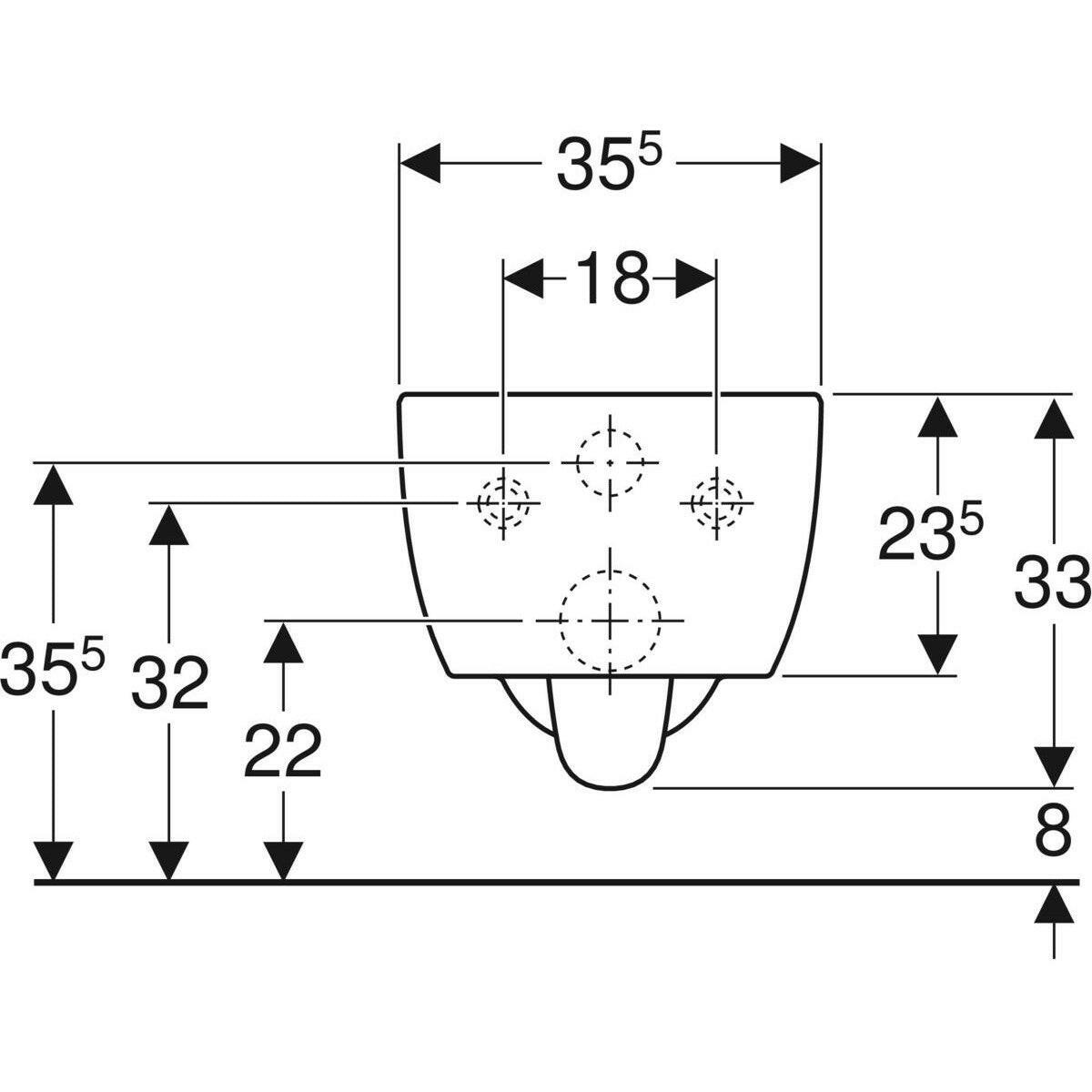 Geberit iCon WC csésze, fali, Mély öbl. RimFree-3
