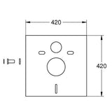 Grohe falsík mögötti WC-tartály zajcsökkentő készlet 37131000-1
