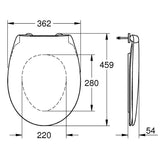 Grohe BauCeramic WC ülőke-2