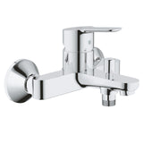 Grohe Bauedge mosdócsaptelep + BauEdge kádcsaptelep + TEMPESTA 100 II kézi zuhanyszett-2