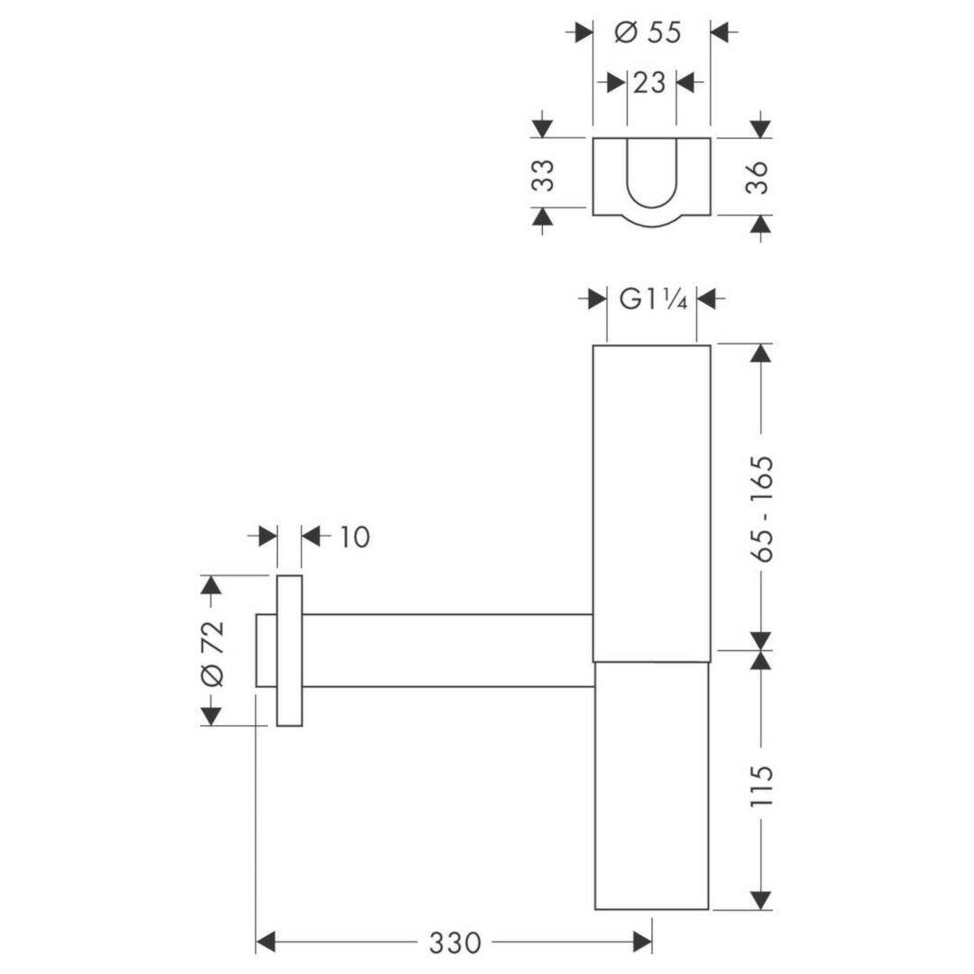 Hansgrohe Flowstar mosdószifon-1