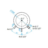Install Storax HS puffertároló, 300l, hőcserélő nélkül-1
