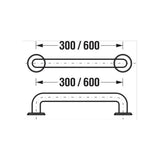 Jika Universum univerzális kapaszkodó, fehér, 30 cm-1