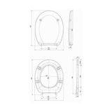 Kolo Idol WC tető, fém zsanérral-1