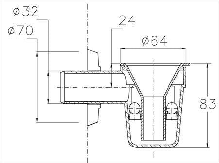 Styron bojler csepegtető golyós fehér-1