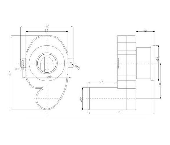 Styron piszoár szifon excenteres hátsós-1