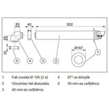 VAILLANT 60/100PP vízszintes átvezető szett-0