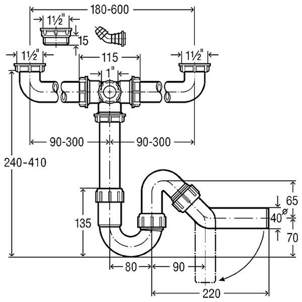VIEGA MOSOGATÓ SZIFON II-es-1