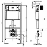 Alföldi EasyMont WC elem gipszkartonos szereléshez-2