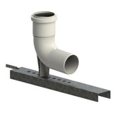 Tricox PPs bekötő könyök tartó sínnel, 60mm-0