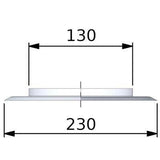 Tricox takaró lemez (2db/csomag), 125mm-1