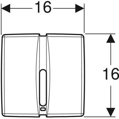 Geberit Basic piszoár infra vezérlés Basic-2