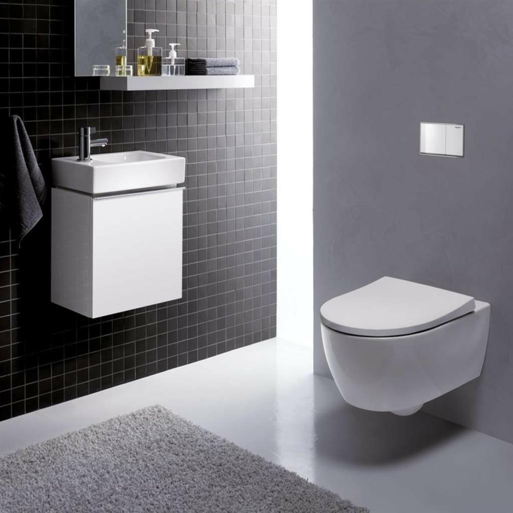 Geberit iCon kézmosó, 38x13,5x28cm, csaplyuk jobbra, túlfolyó nélkül-1