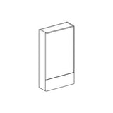 Geberit Selnova tükrös szekrény, 41,8x85x17,6cm magasfényű fehér-1