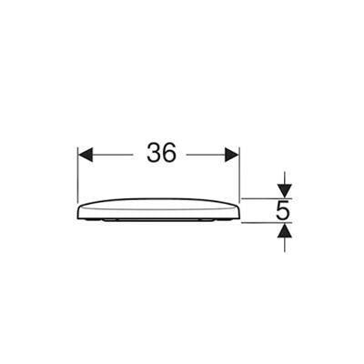 Geberit Selnova WC tető, soft-close-3