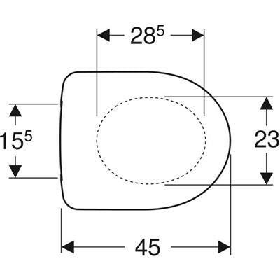 Geberit Selnova WC tető-1