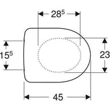 Geberit Selnova WC tető-1