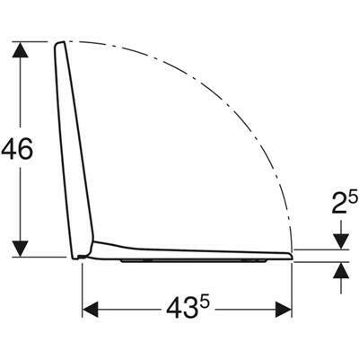 Geberit Selnova WC tető-3