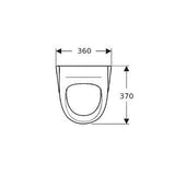 Geberit Selnova vizelde hátsó bekötésű, hátsó kifolyású-2