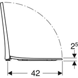 Geberit Acanto WC tető, gyorskioldó zárral, lecsapódásgátlós-3