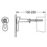 Grohe Rapid falsík előtti rögzítő készlet-1