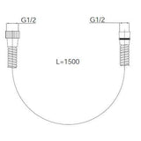 HERZ zuhanygégecső UH12001-1