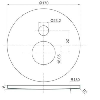 HERZ Project kád csaptelep falsík alatti UH12252-1