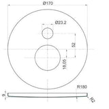 HERZ Project kád csaptelep falsík alatti UH12252-1