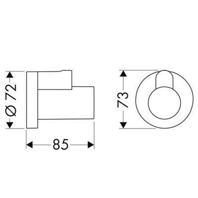 Hansgrohe sarokszelep-takaró-1