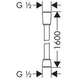 Hansgrohe Isiflex zuhanygégecső 160 cm-2