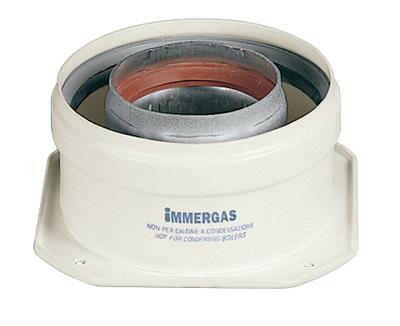 Immergas 60/100 PPS/ALU indítóidom - karimás-0