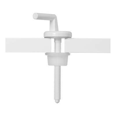 AquaRosa WC ülőke Corsica, műanyag zsanérral, fehér-6