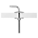 AquaRosa WC ülőke, Corsica rozsdamentes zsanérral, fehér-6