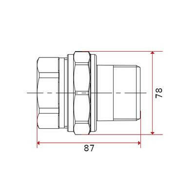 RADIÁTOR HOLLANDER 2" EGYENES króm-1
