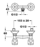 Mofém Eurosztár zuhany csaptelep zuhanyszett nélkül-1