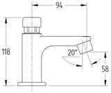 Mofém Golf automata mosdó szelep 10sec.-1