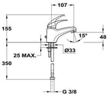 Mofém Junior mosdó csaptelep láncos-2