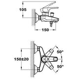 Mofém Junior Evo kád csaptelep zuhanyszett nélkül-2