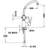Mofém Mambo-5 kád-mosdó csaptelep, Basic zuhanyszettel-1