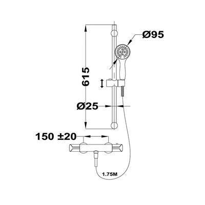 Mofém Junior Evo termosztátos zuhanyszett-1