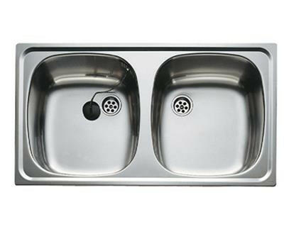 Mofém EVO 2 B mosogatótálca kétmedencés 80x44 cm (40109651)-0