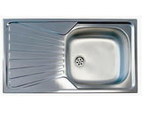 Mofém EVO 1B 1D mosogatótálca egymedence+cseppt. 78x43,5 cm-0