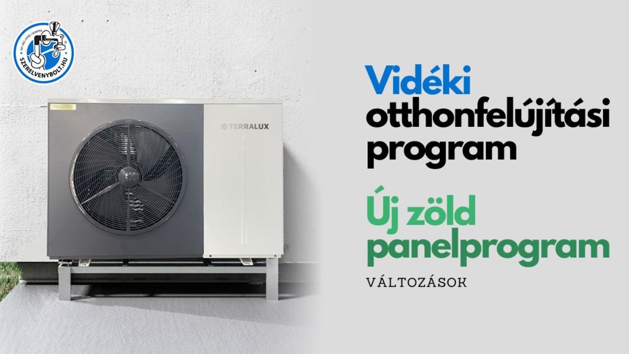 Új zöld panelprogram és változások az otthonfelújítási programban - Szerelvenybolt.hu