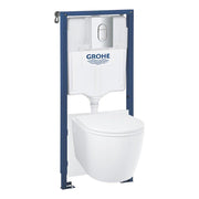 Grohe Rapid SL WC szett - WC tartály + WC csésze + WC ülőke + nyomólap + rögzítő + zajszigetelő (103849SH00)