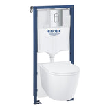 Grohe Rapid SL WC szett - WC tartály + WC csésze + WC ülőke + nyomólap + rögzítő + zajszigetelő (103849SH00)
